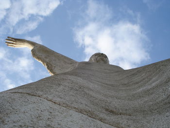 Low angle view of cloudy sky