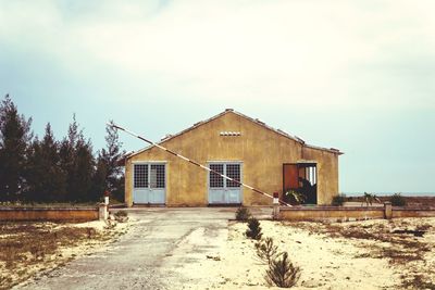 Houses against sky