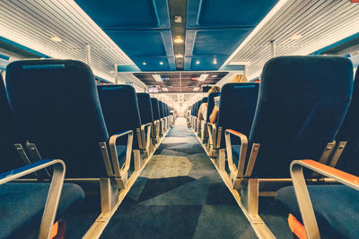 Interior of ferry