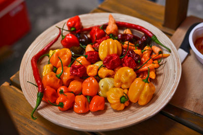 Close-up of fruits in bowl