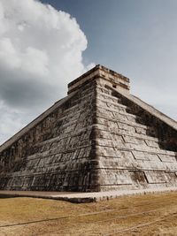 Low angle view of historical building against sky