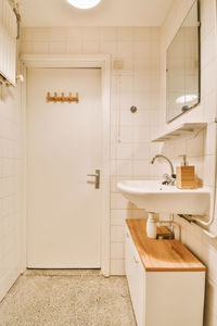 Interior of bathroom