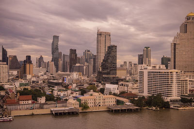 Buildings in city