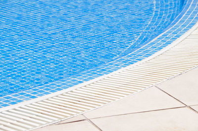 High angle view of swimming pool