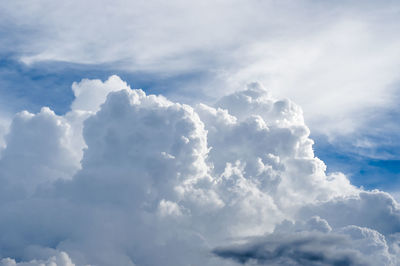 Low angle view of clouds in sky