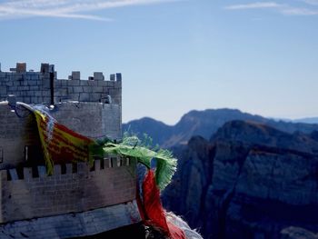 Scenic view of mountain against sky