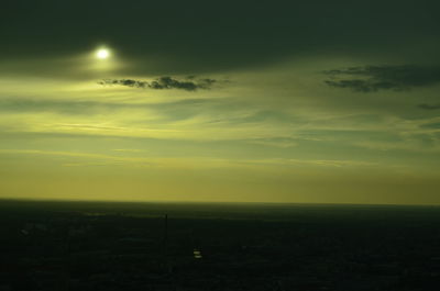 Scenic view of sky during sunset