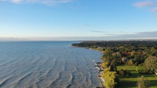 Summer day of lake ontario