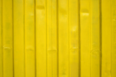 Full frame shot of yellow wall