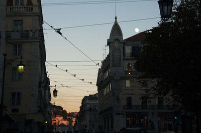 Low angle view of buildings against sky