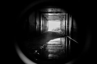 Empty corridor of building