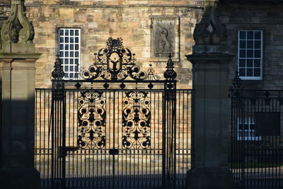 Ornate gate of a palace