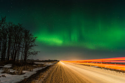 Road at night