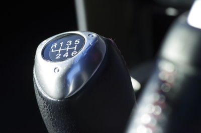 Close-up of vintage car