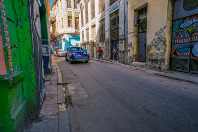 Street amidst buildings in city