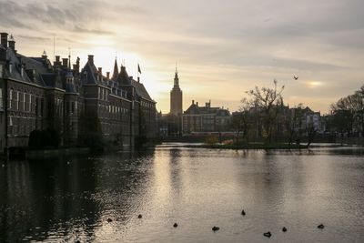 View of buildings at waterfront