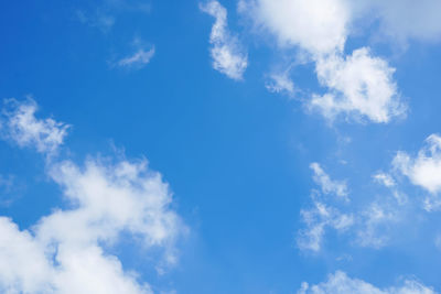 Low angle view of clouds in sky