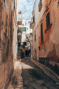 Street amidst buildings in town