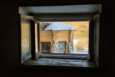 Interior of abandoned house