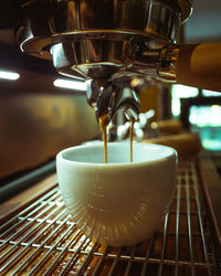 Close-up of coffee cup