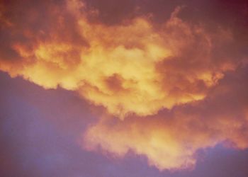 Low angle view of cloudy sky