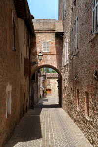 View of old building