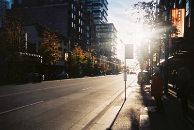 Street amidst buildings in city