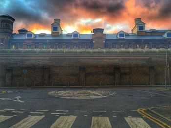 Dramatic sky at sunset