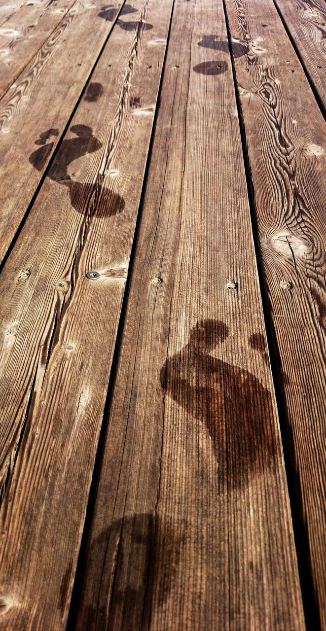 wood - material, wooden, plank, wood, boardwalk, pattern, full frame, textured, high angle view, backgrounds, built structure, architecture, brown, wood paneling, no people, close-up, day, railing, outdoors, shadow