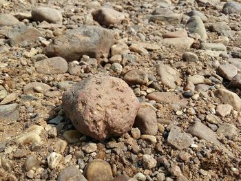 Pebbles on rocks