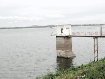 Scenic view of river against sky