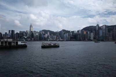 Victoria harbour view at hong kong