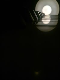 Close-up of illuminated lamp