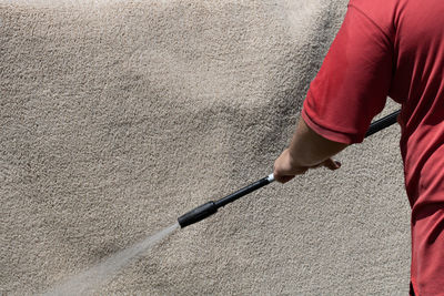 Washing carpets