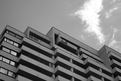 Low angle view of building against sky