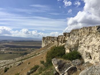 Panoramic view of landscape against sky