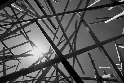 Low angle view of built structure against sky