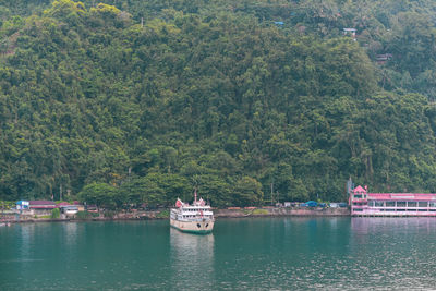 Boats in sea