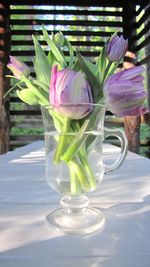 Close-up of flowers in vase