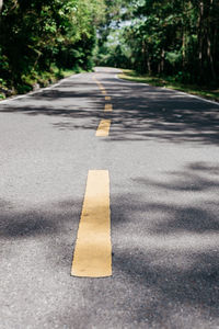 Arrow symbol on road