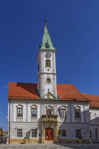 City hall in varazdin by day, croatia