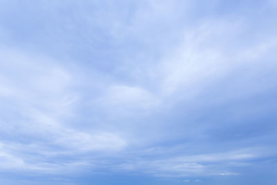 Low angle view of clouds in sky