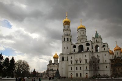 View of cathedral against cloudy sky