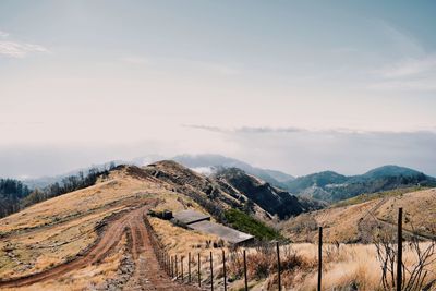 Scenic view of landscape against sky