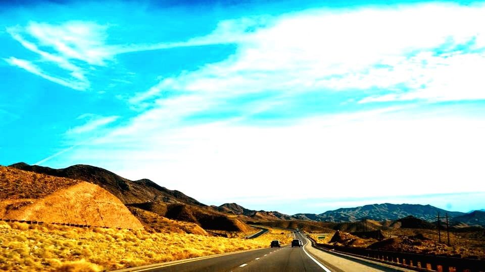 road, transportation, the way forward, sky, mountain, day, landscape, nature, outdoors, scenics, cloud - sky, tranquility, no people, beauty in nature, winding road