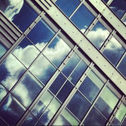 Low angle view of modern office building