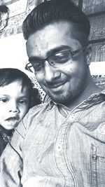 looking at camera