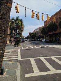 View of city street