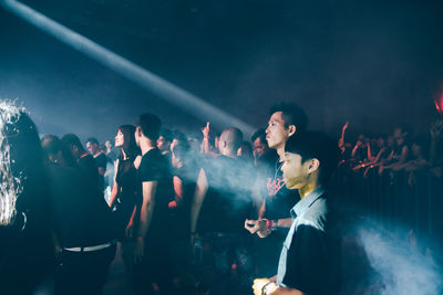 People at music concert