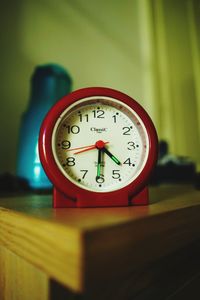 Close-up of clock